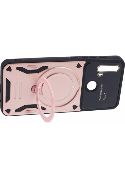 Motorola Moto E20 Pc+Tpu Kickstand Telefon Kılıfı Magsafe ile Uyumlu (Yurt Dışından) fırsatları