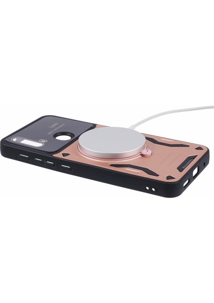 Motorola Moto E20 Pc+Tpu Kickstand Telefon Kılıfı Magsafe ile Uyumlu (Yurt Dışından) indirimleri