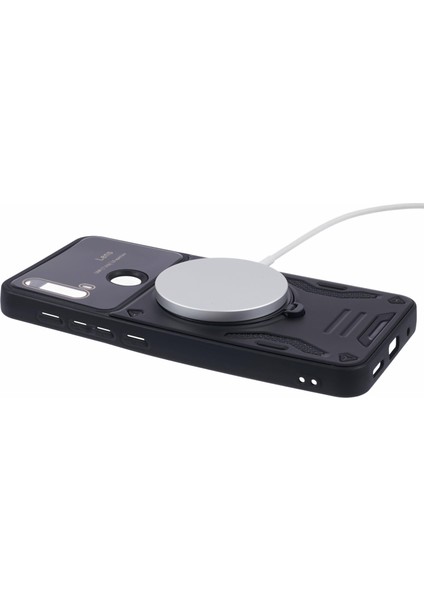 Motorola Moto E20 Pc+Tpu Kickstand Telefon Kılıfı Magsafe ile Uyumlu (Yurt Dışından) indirimleri