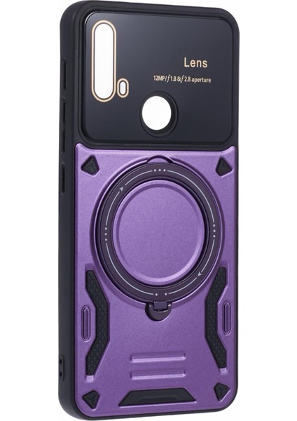 Motorola Moto E20 Pc+Tpu Kickstand Telefon Kılıfı Magsafe ile Uyumlu (Yurt Dışından) modelleri