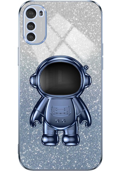 Motorola Moto E32 4g Elektro Kaplama Telefon Kılıfı Kickstand'lı (Yurt Dışından)