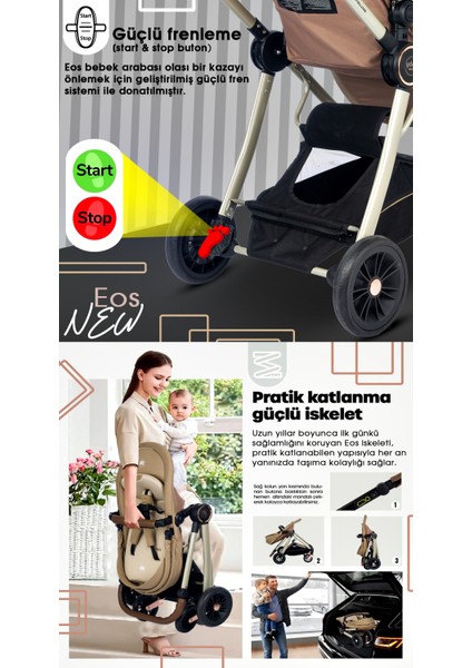 1012 Eos Travel Sistem Bebek Arabası