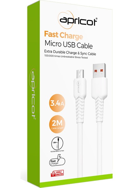 APC-A230M Micro USB 2m Şarj Kablosu fiyatları