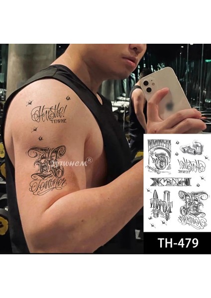 Gerçekci Geçici Yazılı Karışık Dövme Sahte Etiket Kadın Erkek Kol Bacak fiyatları