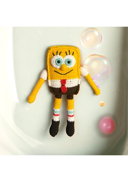 Paris Organik Oyuncak Sponge Bob Amigurumi Oyuncak