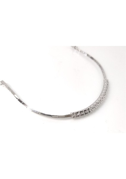 Suyolu Pırlanta Taşlı Bileklik 14K Altın modelleri