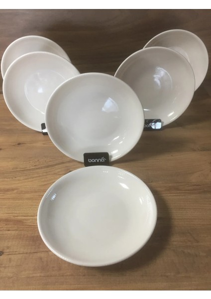 Porselen Iris White Serisi 6'lı 20 cm Yemek Tabağı fiyatları