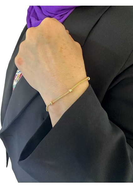 Günlük Kullanım Dorika Toplu 14 Ayar Altın Zincir Bileklik fırsatları