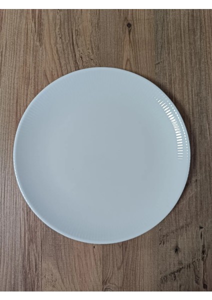 Porselen Iris White Serisi 6'Lı 27 Cm Düz Servis Tabağı