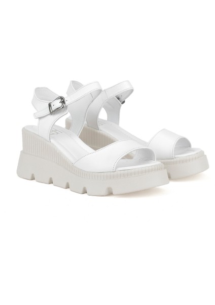 Ziya, Kadın Deri Dolgu Topuk Sandalet 1411020Z2003 Beyaz fiyatları