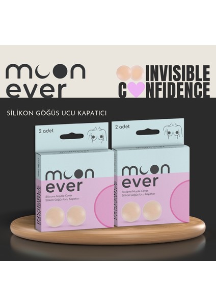 Moonever Silikon Göğüs Ucu Kapatıcı X2