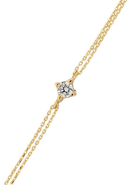 14 Ayar Tektaş Altın Bileklik 14BLK0011 fırsatları