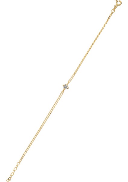 14 Ayar Tektaş Altın Bileklik 14BLK0011 indirimleri