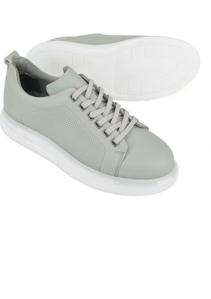 Ziya, Erkek Deri Sneaker 1411026Z865 Gri fırsatları