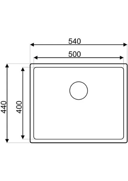 Krom Eviye Drawn R15 Series Paslanmaz Çelik Mutfak Evyesi (Sifon Dahil)