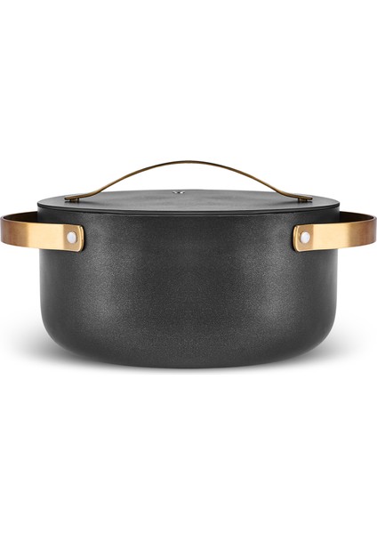 Biogranit Helix 7 Parça Tencere Seti Black
