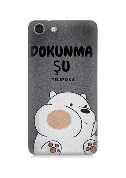 Vestel Venus V4UYUMLU Telefonuma Dokunma Desenli Silikon Kılıf