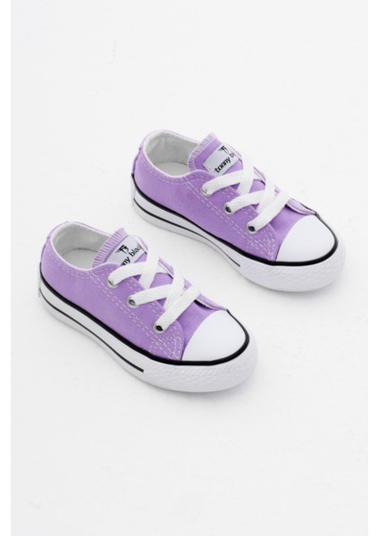 Çocuk Unisex Lila Rahat Kalıp Bağcıklı Sneaker fiyatları