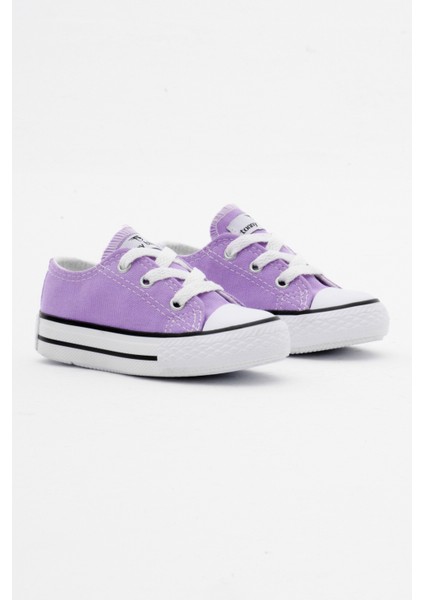 Çocuk Unisex Lila Rahat Kalıp Bağcıklı Sneaker fırsatları