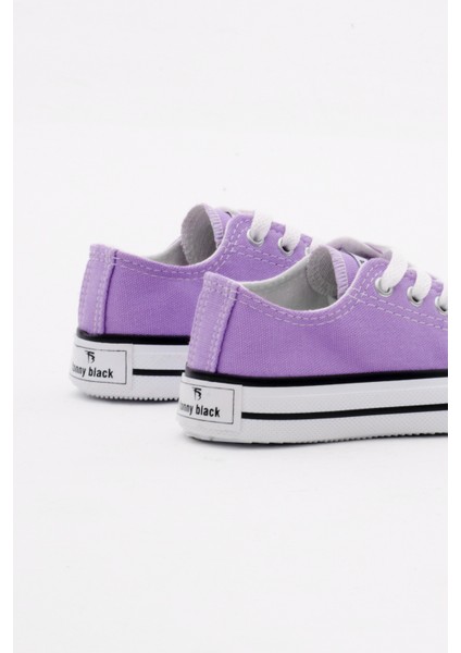 Çocuk Unisex Lila Rahat Kalıp Bağcıklı Sneaker indirimleri