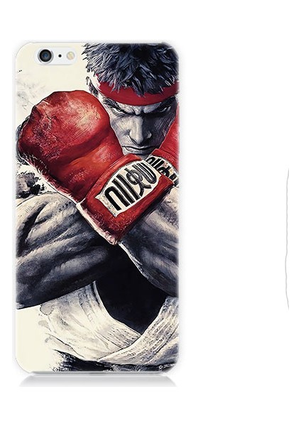 Apple Iphone 6 Plus Uyumlu Street Fighter Ryu Desenli Silikon Kılıf