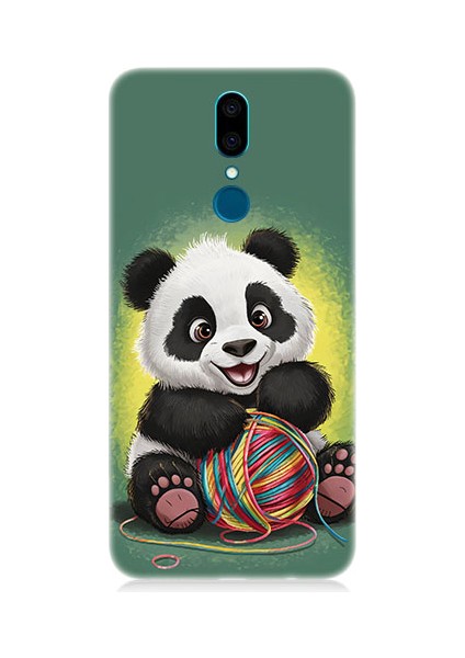 Vestel Venus V7 Uyumlu Yavru Panda ve Renkleyip Desenli Silikon Kılıf