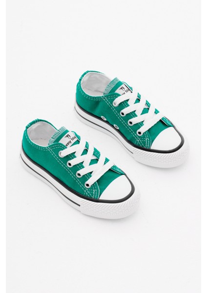 Çocuk Unisex Yeşil Rahat Kalıp Bağcıklı Spor Ayakkabı fiyatları