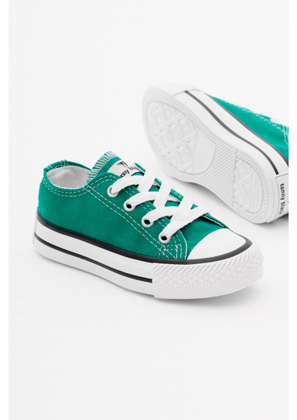 Çocuk Unisex Yeşil Rahat Kalıp Bağcıklı Spor Ayakkabı modelleri
