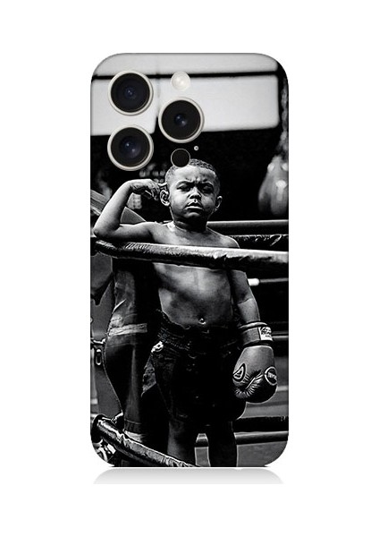 Apple Iphone 15 Pro Max Uyumlu Boksör Çocuk Desenli Silikon Kılıf