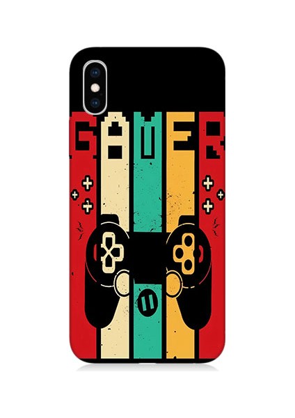 Apple Iphone X/xs Uyumlu Gamer Joystick Desenli Silikon Kılıf