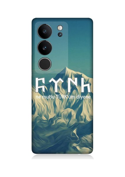 Vivo V29 5g Uyumlu Ne Mutlu Türküm Diyene Desenli Silikon Kılıf