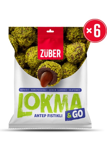 Lokma & Go Antep Fıstıklı 32 G x 6 Adet