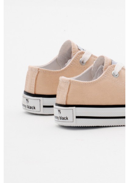 Çocuk Unisex Bej Rahat Kalıp Bağcıklı Sneaker indirimleri