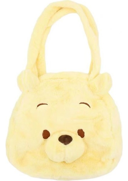 Winnie The Pooh Peluş Messenger Çanta Büyük Kapasiteli Omuz Çantası (Yurt Dışından)