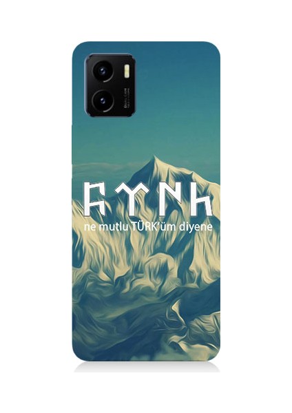 Vivo Y15S Uyumlu Ne Mutlu Türküm Diyene Desenli Silikon Kılıf