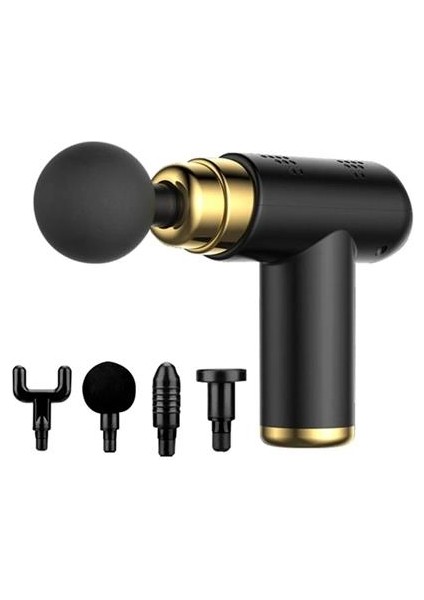Masaj Tabancası 4 Başlıklı USB Şarj Olabilen