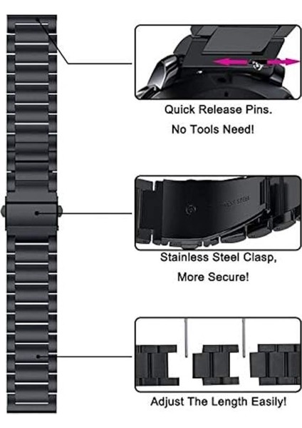 Xiaomi Redmi Watch 3 Metal Baklalı Çelik Kordon Klipsli Stainless Kordon Lüx Kayış modelleri