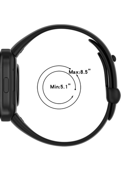 Xiaomi Redmi Watch 3 Uyumlu Kordon Origami Delikli Şeker Renk Yumuşak Esnek Silikon Kilit Aparatlı (Active Modeline Uymaz) modelleri