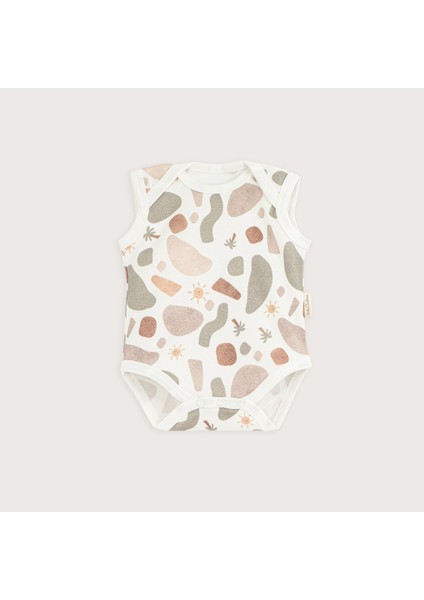 Joyful Yenidoğan Kolsuz 2li Body Set Yeşil-Ekru fiyatları