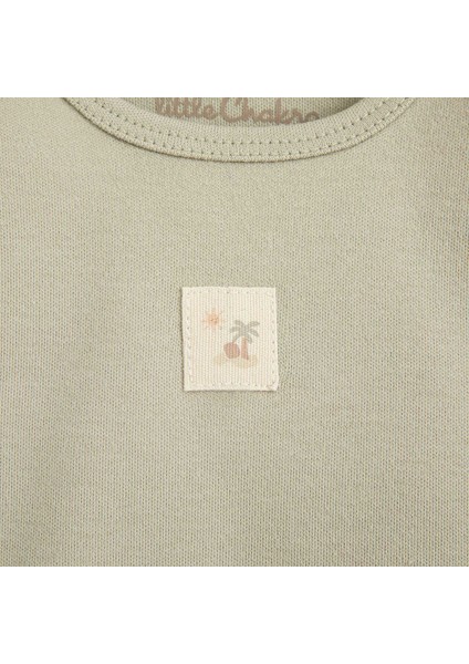 Joyful Yenidoğan Kolsuz 2li Body Set Yeşil-Ekru indirimleri