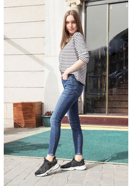 29942 Siyah - Bej Kadın Sneaker Günlük Spor Ayakkabı fırsatları