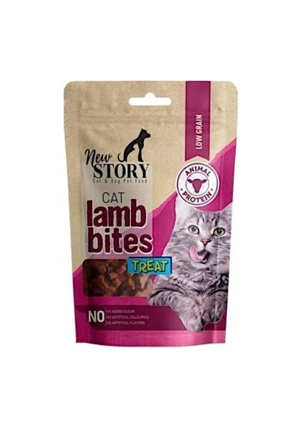 Kediler Için Kuzulu Atıştırmalık Lamb Bites 60 gr