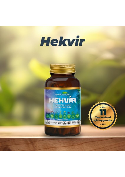 Hekvir 45 Kapsül 750mg - Çörek Otu Yağı Içeren Takviye Edici Gıda
