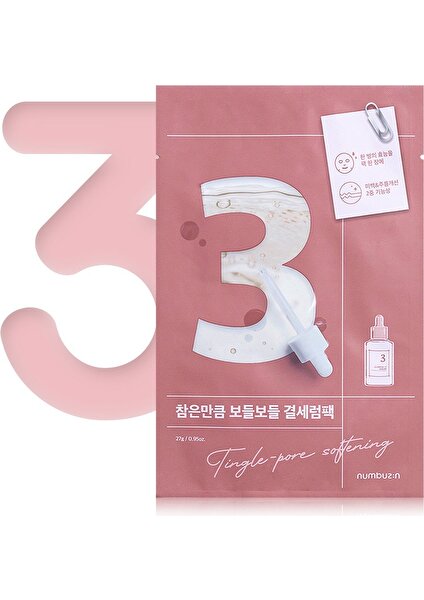 No.3 Tingle-Pore Softening Sheet Mask 27ML (4 Adet)