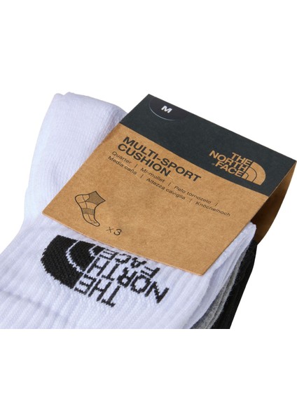 The North Face Multı Sport Cush Quarter Sock 3p Çorap NF0A882G3OW1