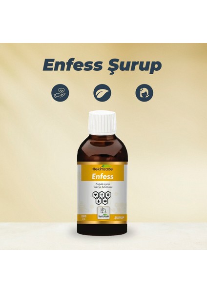 Enfess Şurup 200ML - Propolis İçeren Takviye Edici Gıda