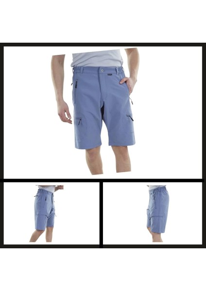Uyguna-Yakala Indigo Colorado Erkek SHORT-ANT.524