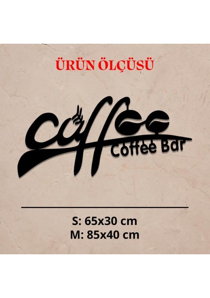 Işıklı Coffee Dekoratif Tablo Muftak Duvar Dekorlu Gece Lambası