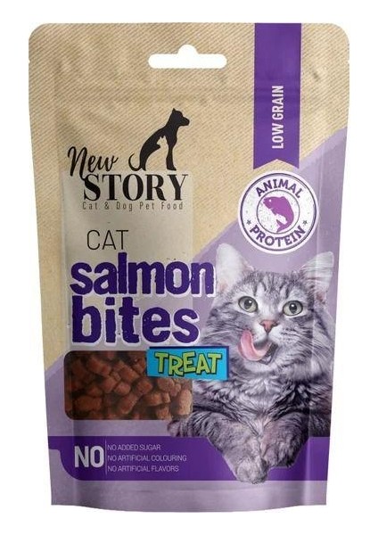 Kediler Için Somonlu Atıştırmalık Salmon Bites 60 gr