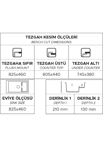 Granit Eviye P023 Knıdos Beyaz (825 x 460) modelleri